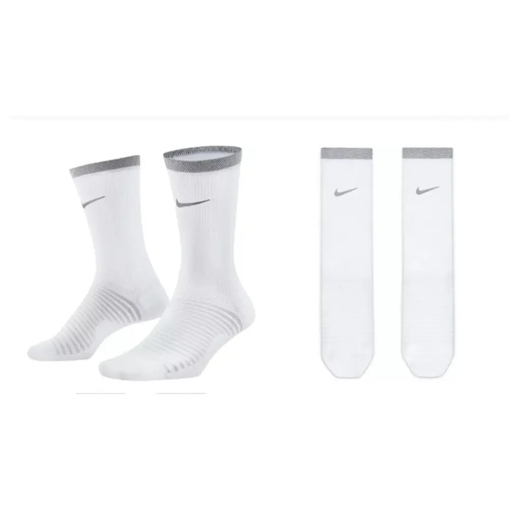 New NWT Nike Spark Running Cushioned White Crew‎ Socks Size 9.5-11